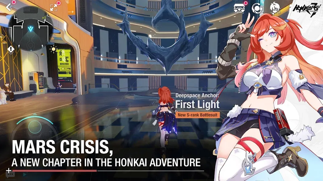 Скачать взлом Honkai Impact 3 (Хонкаи Импакт 3)  [МОД Все открыто] — полная версия apk на Андроид screen 3