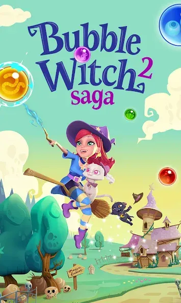 Взломанная Bubble Witch 2 Saga (Бабл Витч 2 Сага)  [МОД Unlimited Money] — полная версия apk на Андроид screen 5