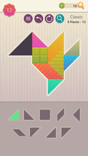 Скачать взломанную Polygrams — Tangram Puzzles (Полиграммы)  [МОД Menu] — полная версия apk на Андроид screen 2