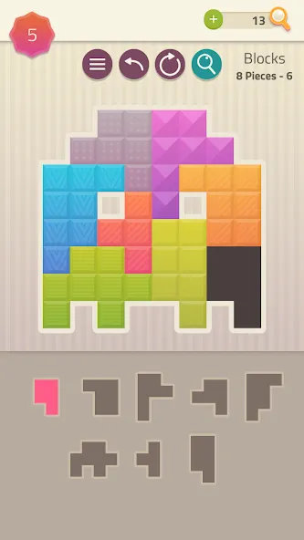 Скачать взломанную Polygrams — Tangram Puzzles (Полиграммы)  [МОД Menu] — полная версия apk на Андроид screen 5