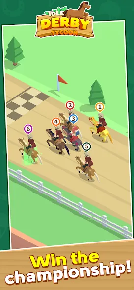 Скачать взломанную Idle Derby Tycoon (Айдл Дерби Тайкун)  [МОД Menu] — стабильная версия apk на Андроид screen 2