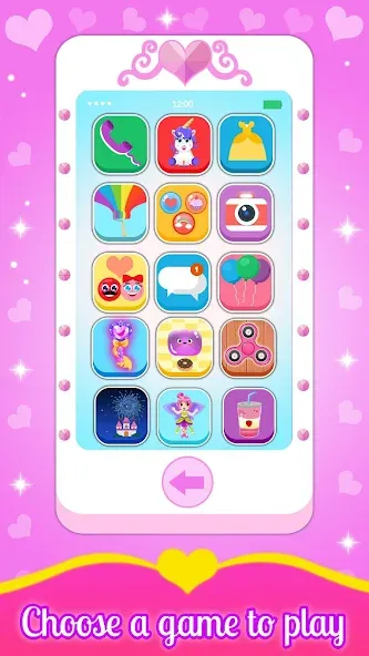 Скачать взломанную Baby Princess Phone  [МОД Unlimited Money] — последняя версия apk на Андроид screen 1