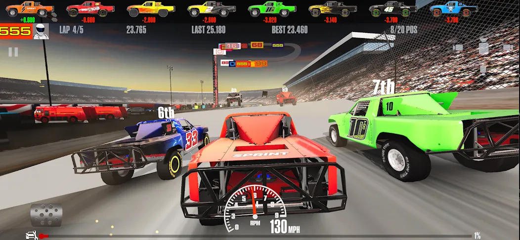 Скачать взлом Stock Car Racing (ток Кар Гонки)  [МОД Меню] — полная версия apk на Андроид screen 5