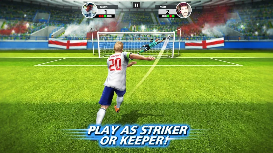 Взлом Football Strike: Online Soccer (Футбольный забастовка)  [МОД Unlocked] — стабильная версия apk на Андроид screen 1