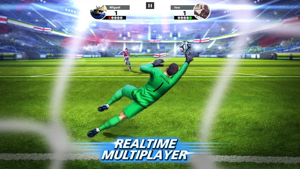 Взлом Football Strike: Online Soccer (Футбольный забастовка)  [МОД Unlocked] — стабильная версия apk на Андроид screen 2