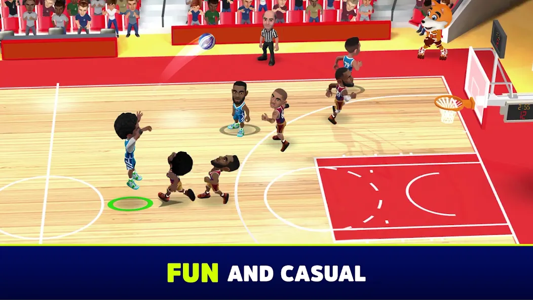 Скачать взлом Mini Basketball (Мини баскетбол)  [МОД Меню] — последняя версия apk на Андроид screen 1