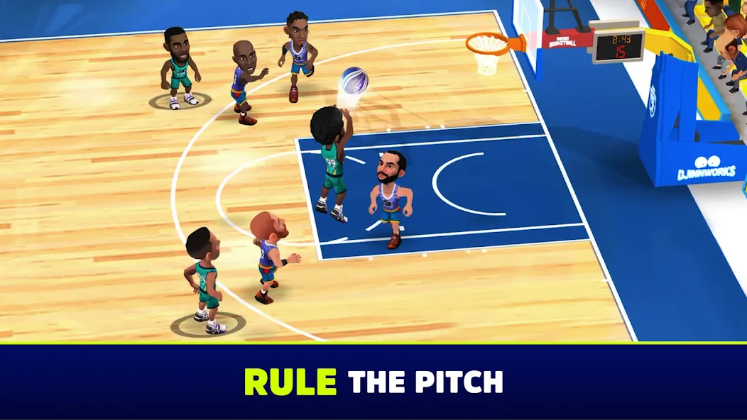 Скачать взлом Mini Basketball (Мини баскетбол)  [МОД Меню] — последняя версия apk на Андроид screen 2