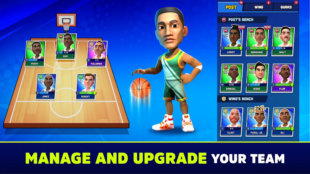 Скачать взлом Mini Basketball (Мини баскетбол)  [МОД Меню] — последняя версия apk на Андроид screen 3