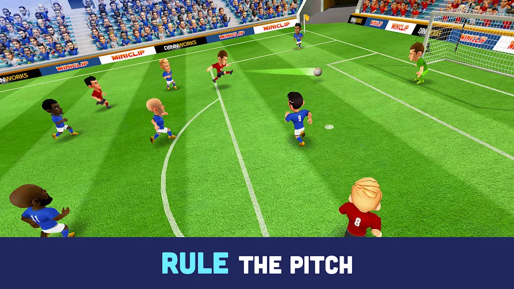 Взломанная Mini Football — Mobile Soccer (Мини Футбол)  [МОД Бесконечные монеты] — стабильная версия apk на Андроид screen 3