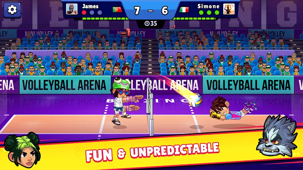 Скачать взлом Volleyball Arena: Spike Hard (Волейбольная арена)  [МОД Unlimited Money] — последняя версия apk на Андроид screen 2