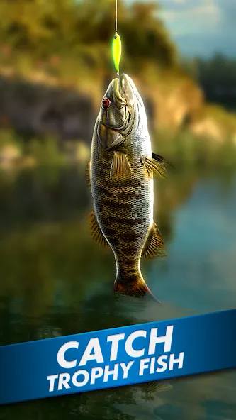 Скачать взломанную Ultimate Fishing! Fish Game  [МОД Menu] — полная версия apk на Андроид screen 1