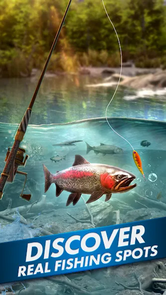 Скачать взломанную Ultimate Fishing! Fish Game  [МОД Menu] — полная версия apk на Андроид screen 3