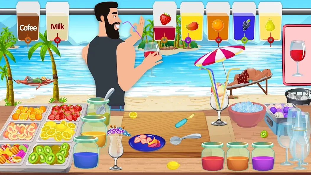 Взлом Boba cocktail:DIY recipe games  [МОД Unlimited Money] — последняя версия apk на Андроид screen 1