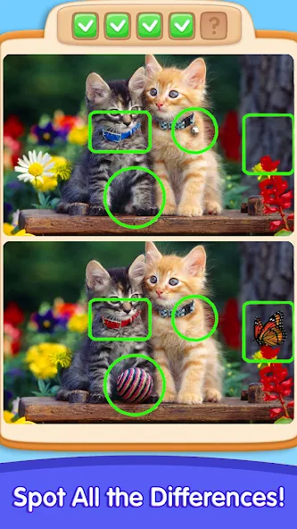 Скачать взлом Can You Spot It: Differences  [МОД Menu] — последняя версия apk на Андроид screen 1