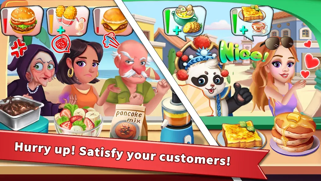 Скачать взлом Rising Super Chef — Cook Fast (Райзинг Супер Шеф)  [МОД Все открыто] — полная версия apk на Андроид screen 3