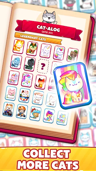 Скачать взлом Cat Game — The Cats Collector!  [МОД Все открыто] — стабильная версия apk на Андроид screen 4