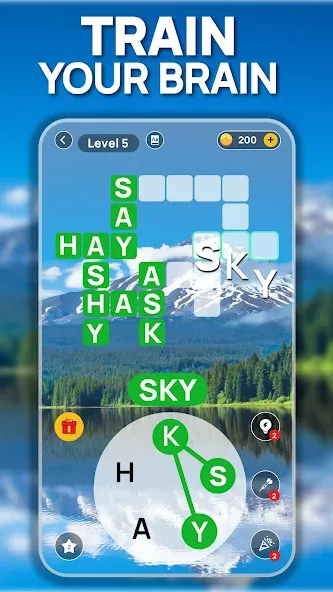 Взлом Word Scenery: Crossword (Ворд Трип)  [МОД Меню] — стабильная версия apk на Андроид screen 1