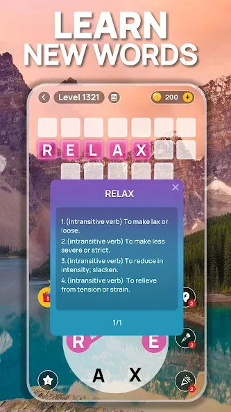 Взлом Word Scenery: Crossword (Ворд Трип)  [МОД Меню] — стабильная версия apk на Андроид screen 3