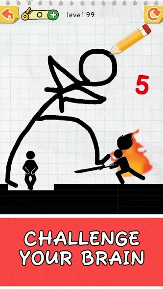 Взлом Draw 2 Save: Stickman Puzzle (Дроу 2 Сэйв)  [МОД Все открыто] — стабильная версия apk на Андроид screen 5