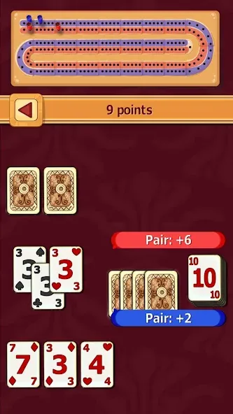 Взломанная Cribbage (Криббидж)  [МОД Много монет] — стабильная версия apk на Андроид screen 2