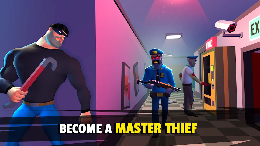 Взломанная Robbery Madness 2:Stealth game (Робери Маднесс 2)  [МОД Много монет] — последняя версия apk на Андроид screen 1