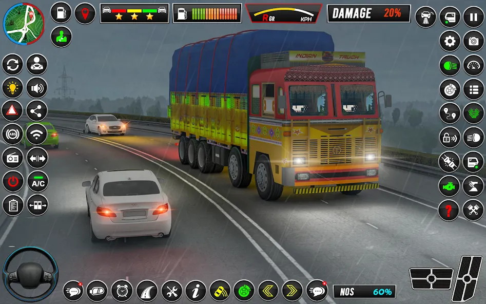 Скачать взлом Indian Truck Game 3d Truck sim (Трак Геймс Драйвинг Симулятор)  [МОД Бесконечные монеты] — стабильная версия apk на Андроид screen 3