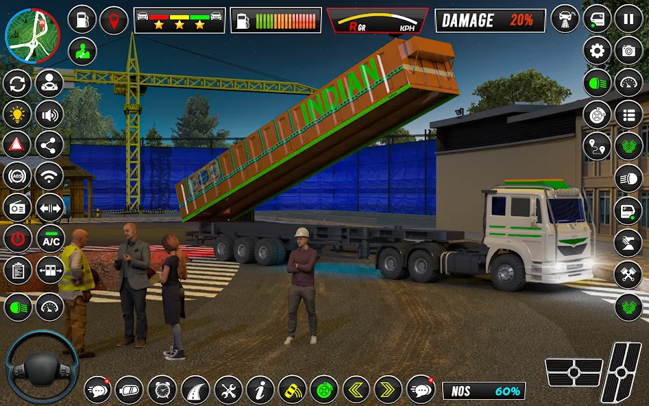 Скачать взлом Indian Truck Game 3d Truck sim (Трак Геймс Драйвинг Симулятор)  [МОД Бесконечные монеты] — стабильная версия apk на Андроид screen 5