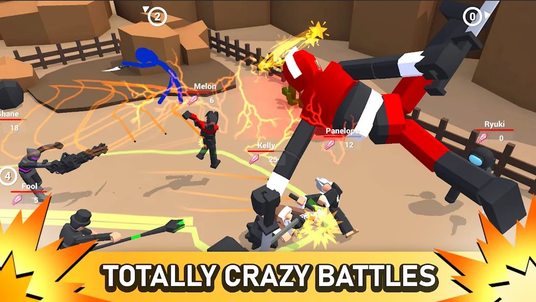 Взлом Smashgrounds.io: Ragdoll Arena  [МОД Бесконечные монеты] — стабильная версия apk на Андроид screen 3