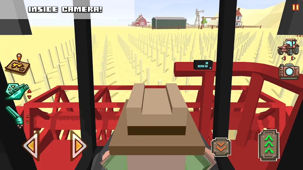 Взломанная Blocky Farm Racing & Simulator  [МОД Unlocked] — полная версия apk на Андроид screen 3