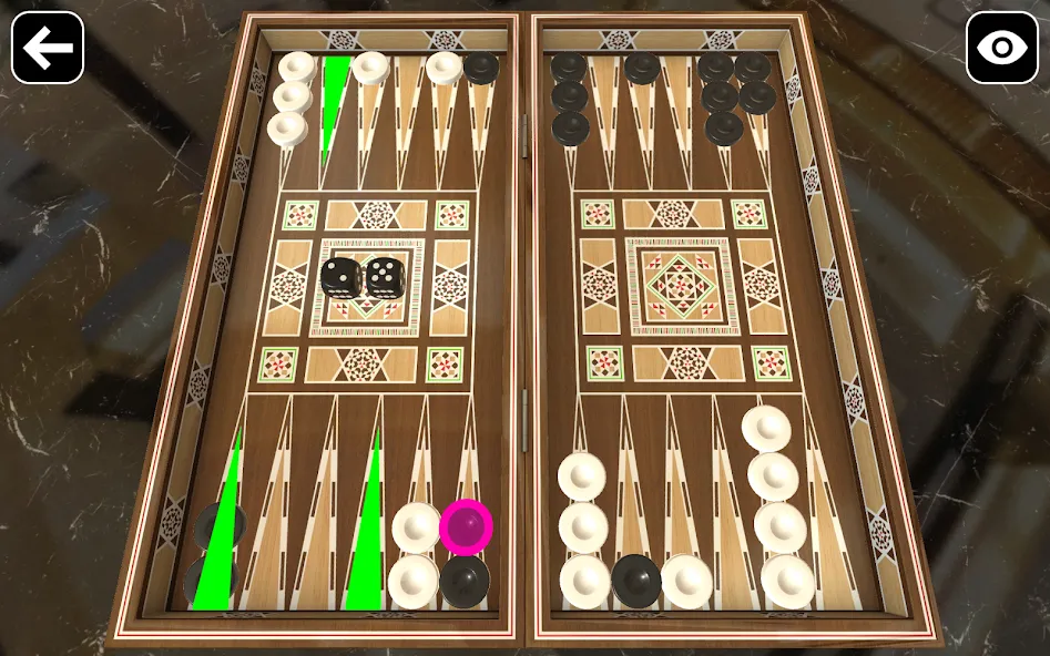 Скачать взломанную Original Backgammon  [МОД Бесконечные монеты] — стабильная версия apk на Андроид screen 2