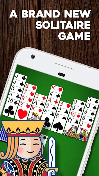 Скачать взломанную Crown Solitaire: Card Game (Краун Солитер)  [МОД Бесконечные монеты] — стабильная версия apk на Андроид screen 1