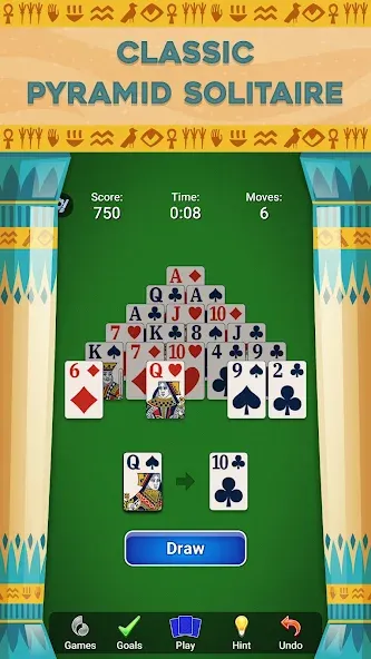 Скачать взлом Pyramid Solitaire — Card Games (Пирамида Солитер)  [МОД Много монет] — стабильная версия apk на Андроид screen 3