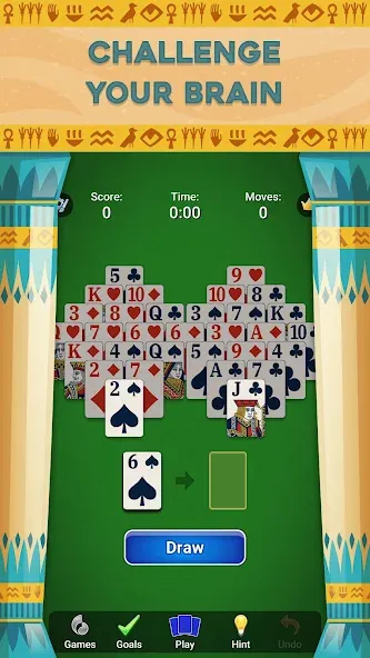 Скачать взлом Pyramid Solitaire — Card Games (Пирамида Солитер)  [МОД Много монет] — стабильная версия apk на Андроид screen 5