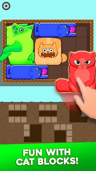 Взлом Block Puzzle Cats (Блок Пазл Кошки)  [МОД Много денег] — последняя версия apk на Андроид screen 1