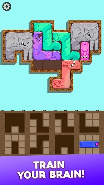 Взлом Block Puzzle Cats (Блок Пазл Кошки)  [МОД Много денег] — последняя версия apk на Андроид screen 4