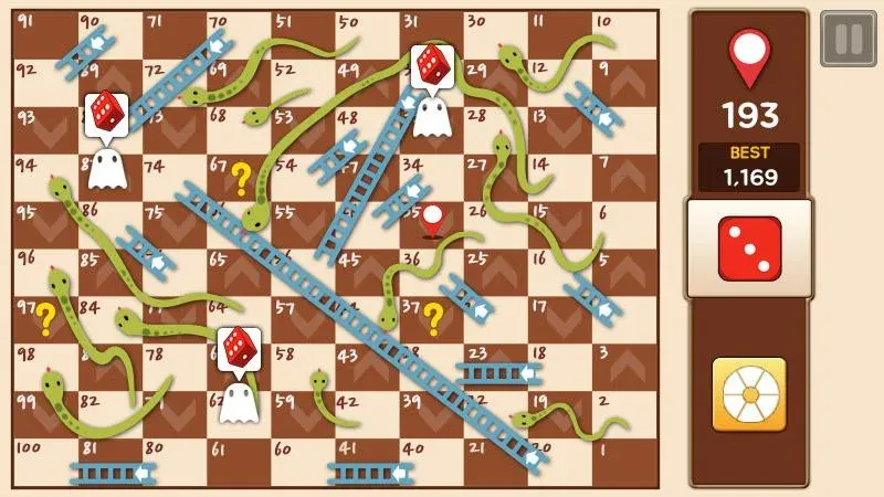 Скачать взломанную Snakes & Ladders King  [МОД Меню] — последняя версия apk на Андроид screen 2