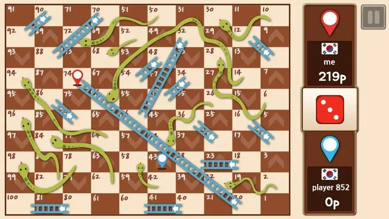 Скачать взломанную Snakes & Ladders King  [МОД Меню] — последняя версия apk на Андроид screen 3