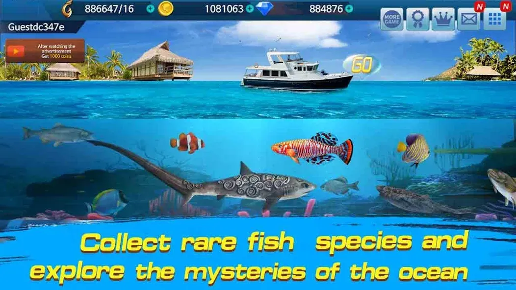 Скачать взломанную Fishing Championship  [МОД Много монет] — стабильная версия apk на Андроид screen 3