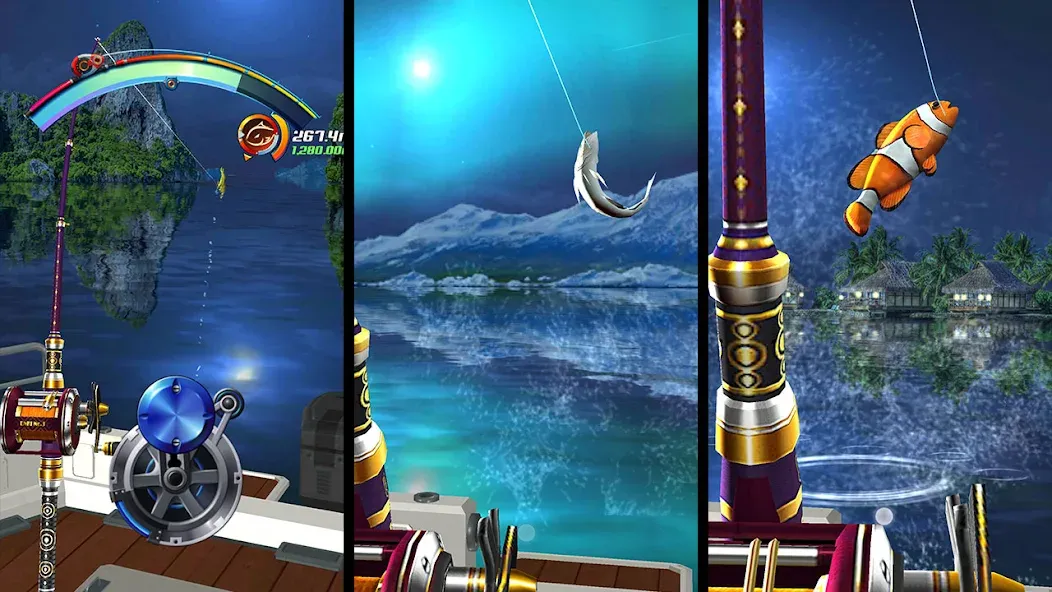 Скачать взлом Fishing Hook  [МОД Все открыто] — последняя версия apk на Андроид screen 1