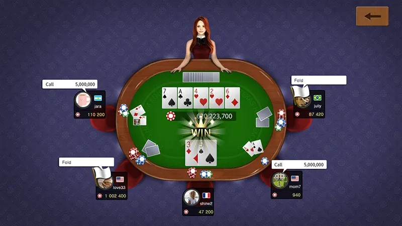 Взломанная Texas holdem poker king  [МОД Unlimited Money] — стабильная версия apk на Андроид screen 2