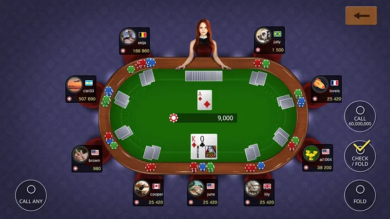 Взломанная Texas holdem poker king  [МОД Unlimited Money] — стабильная версия apk на Андроид screen 3