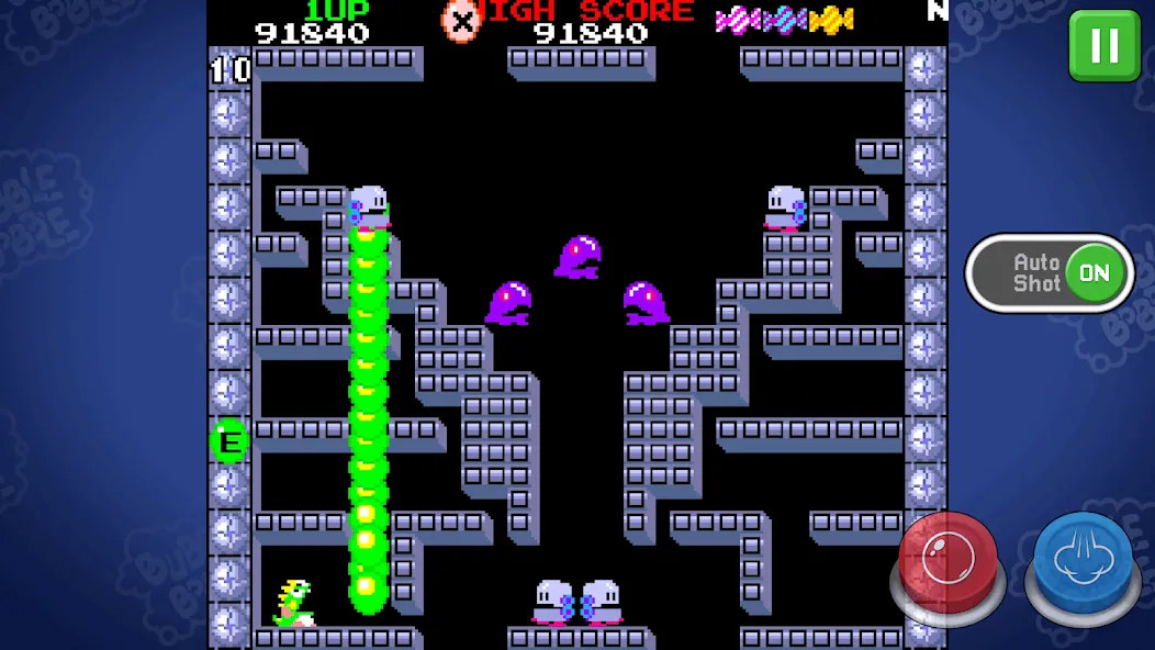 Взлом BUBBLE BOBBLE classic (БАБЛ БОББЛ классика)  [МОД Unlimited Money] — полная версия apk на Андроид screen 2