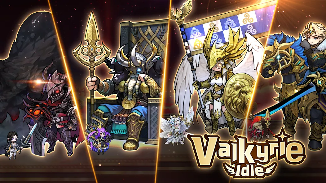 Скачать взлом Valkyrie Idle  [МОД Бесконечные деньги] — последняя версия apk на Андроид screen 1