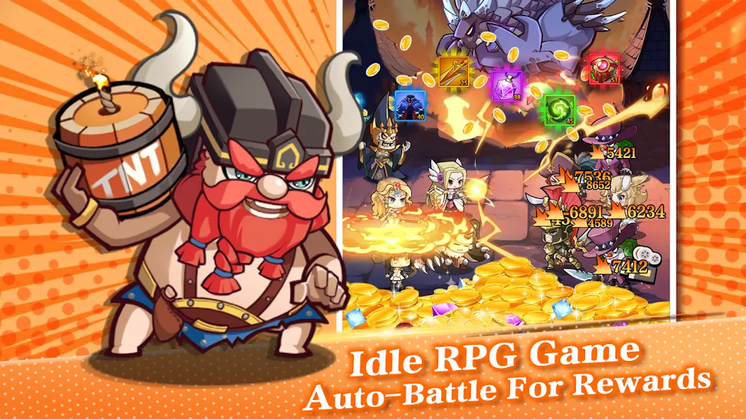 Взлом Mythic Summon: Idle RPG (Мифическое Призывание)  [МОД Все открыто] — полная версия apk на Андроид screen 3