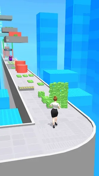 Взлом Money Run 3D (Мани Ран 3Д)  [МОД Unlocked] — полная версия apk на Андроид screen 3