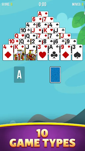 Взломанная Solitaire Bliss Collection  [МОД Много денег] — последняя версия apk на Андроид screen 2