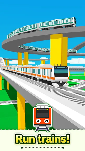 Скачать взломанную Train Go — Railway Simulator (Трэйн Го)  [МОД Menu] — стабильная версия apk на Андроид screen 1