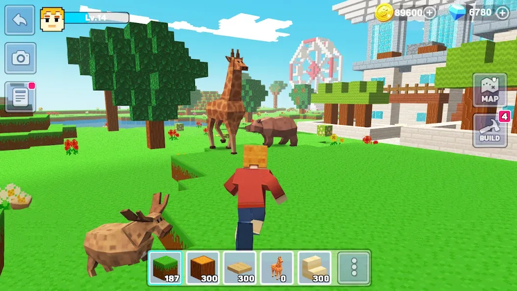 Взломанная MiniCraft: Blocky Craft 2024 (МиниКрафт)  [МОД Все открыто] — полная версия apk на Андроид screen 3