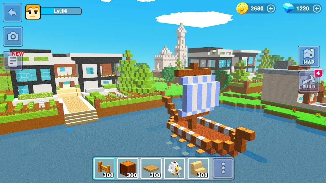 Взломанная MiniCraft: Blocky Craft 2024 (МиниКрафт)  [МОД Все открыто] — полная версия apk на Андроид screen 4