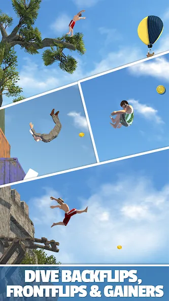 Скачать взломанную Flip Diving (Флип дайвинг)  [МОД Много монет] — последняя версия apk на Андроид screen 2